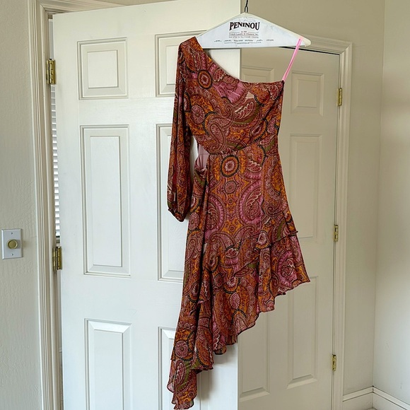 BCBG Dresses & Skirts - BCBG one shoulder asymmetrical dress